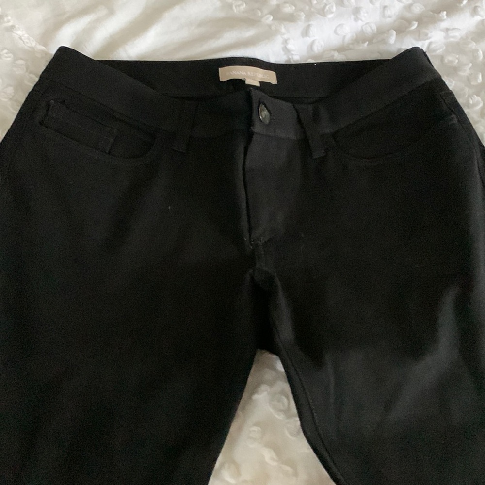 Black Banana Republic Stretch Skinny Jeans